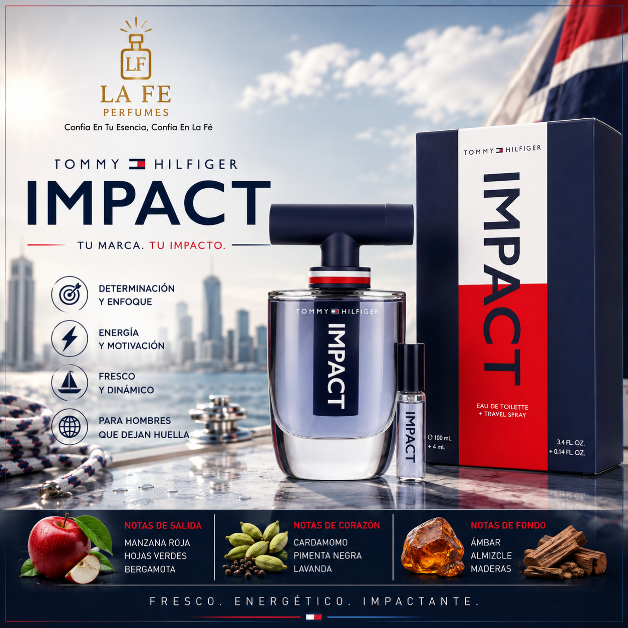 Tommy Hilfiger Impact Men 100ml + Decant 3.85ml EDT